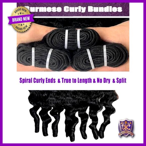 16 18 20 Inch Brazilian Virgin Hair Extensions 3C4A Curly Bundles Quick Weave